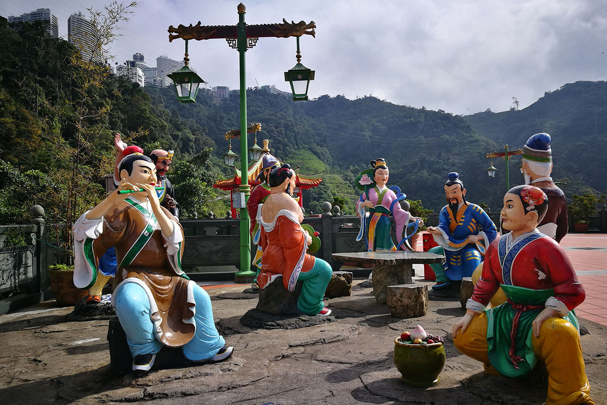 Chin Swee Caves Temple, Taoist temple on Genting Highlands with iconic