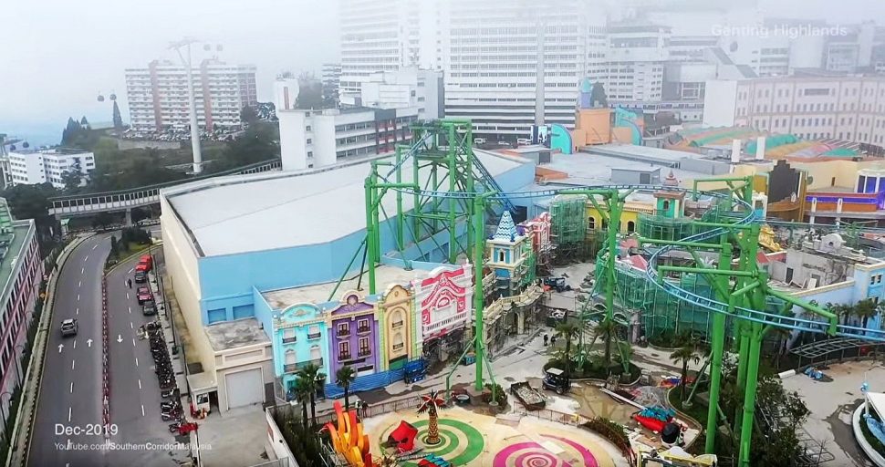 Twentieth Century Fox Theme Park in Genting Highlands, construction in ...