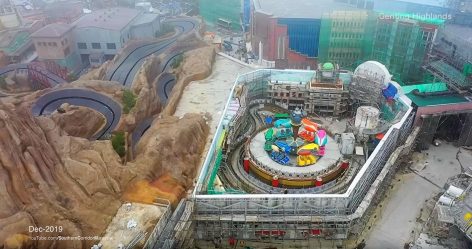 Twentieth Century Fox Theme Park In Genting Highlands Construction In Progress Upcoming Attraction In 2020 Big Kuala Lumpur